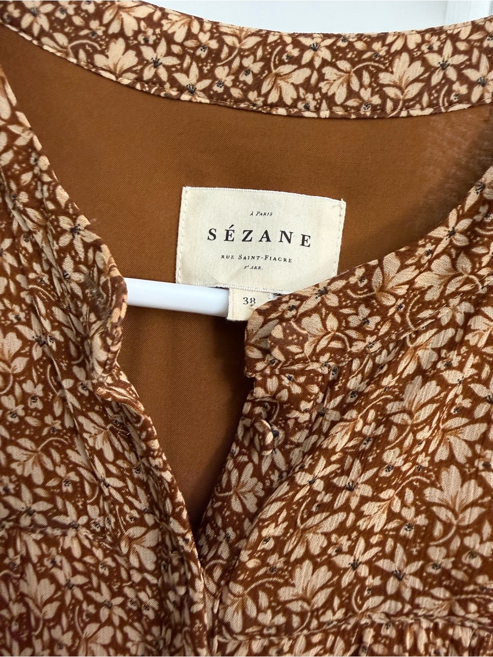 Sezane Alix Floral Midi Dress - Picture 3 of 6